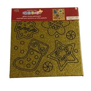 canvas glitter painting kit